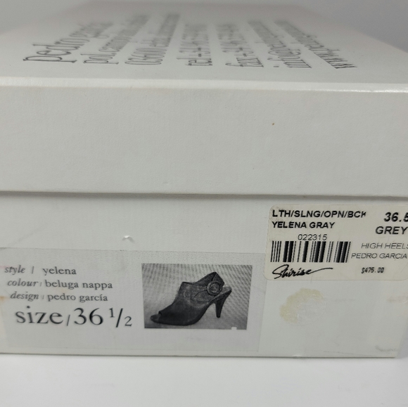 Pedro Garcia Yelena Leather Slingback Pumps - Picture 12 of 12